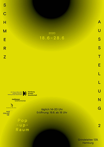 Plakat der Schmerz Ausstellung 02